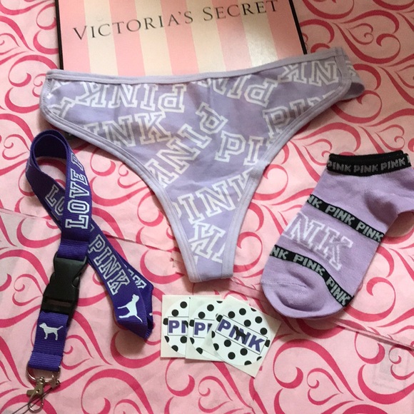 PINK Victoria's Secret Other - Lavender VS PINK THONG BUNDLE